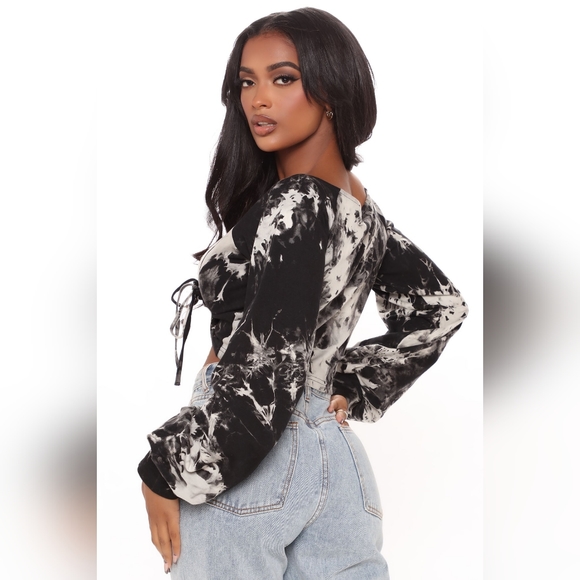 Fashion Nova Perfect Time Tie Dye Crop Top - Picture 3 of 12